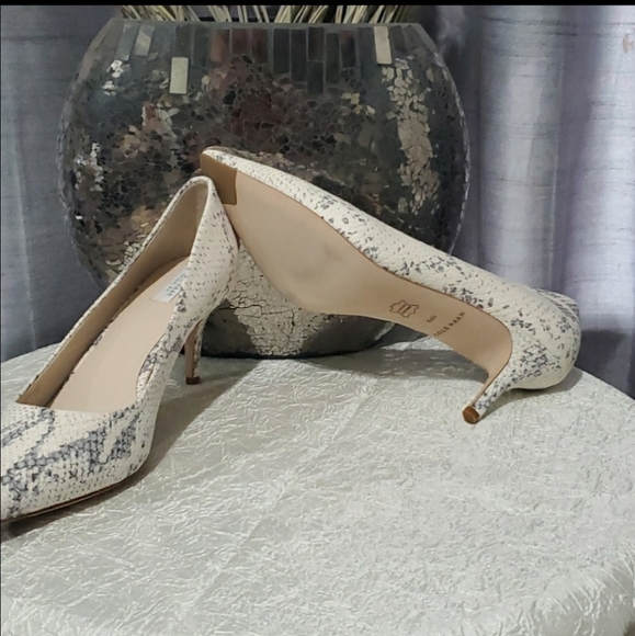 COLE HAAN VESTA PUMP SNAKE PRINT LEATHER S… - Picture 8 of 12